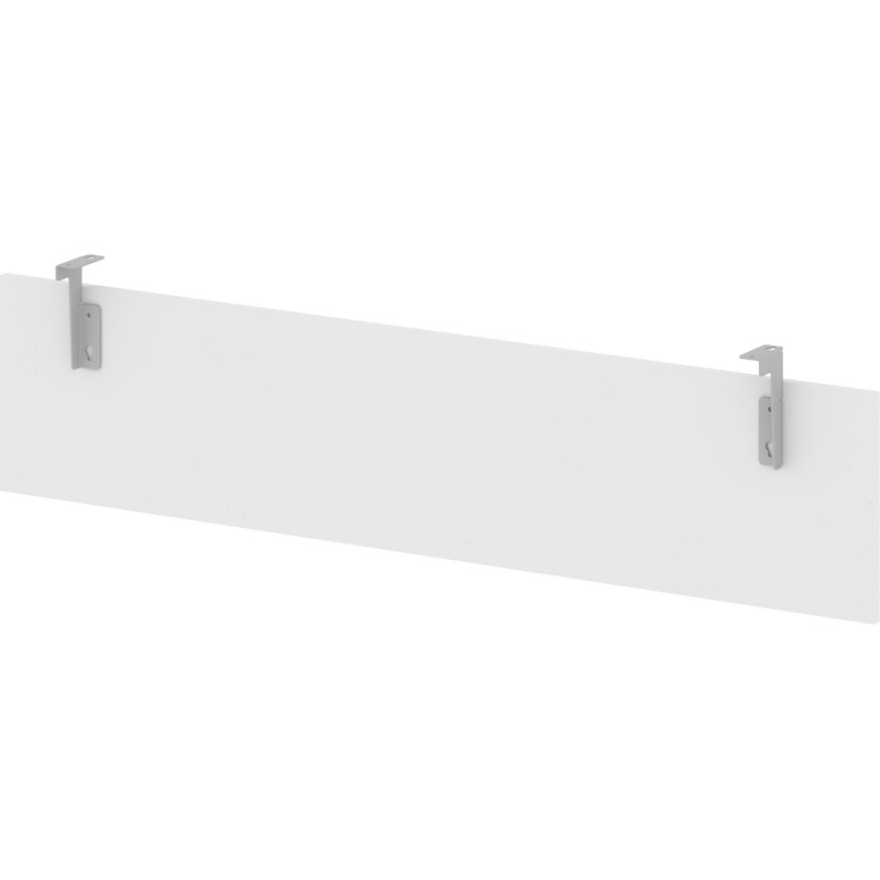 Изображение товара Царга к столу Metal System Style Б.ЦС-4 из ЛДСП и металла, белый/серый, 1450х18х320 мм