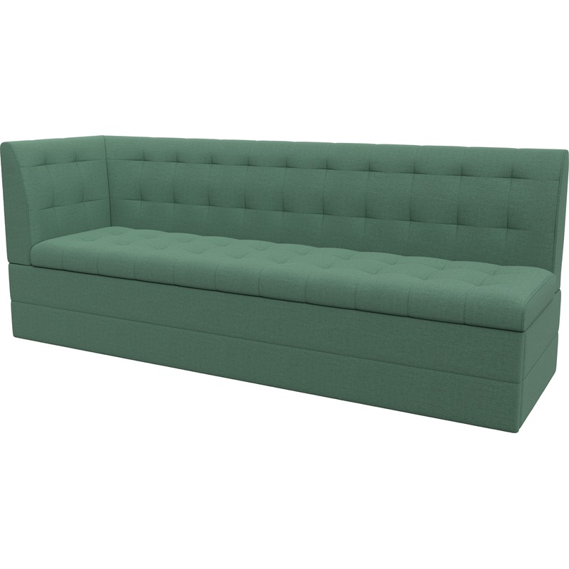 Изображение товара Диван-кровать угловой Комфорт Бриз левый зеленый ткань