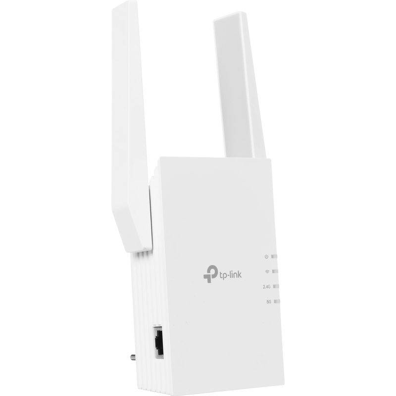 Изображение товара Усилитель сигнала Wi-Fi TP-Link AX1500 RE505X с оценкой скорости 1200 Мбит/с и MU-MIMO