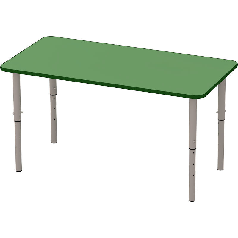 Изображение товара Детский стол М-83-1 прямоугольный регулируемый зеленый