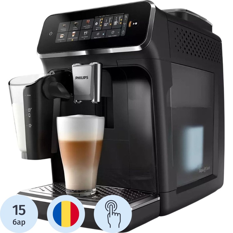 Изображение товара Кофемашина с капучинатором Philips EP3341/50 чёрная (39144653)