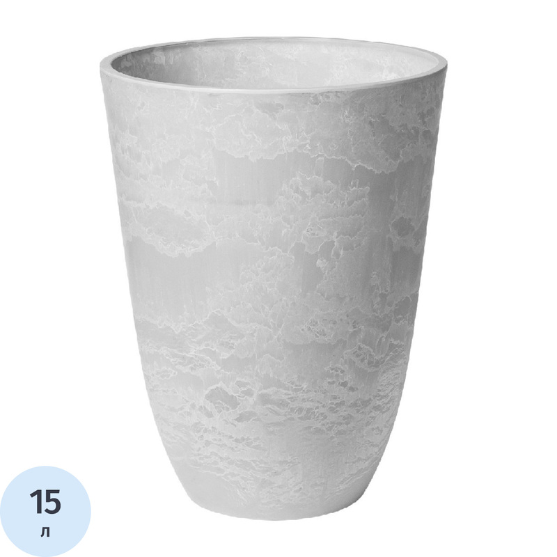 Изображение товара Горшок для цветов GreenShip 15 л светло-серый (36x29 см)