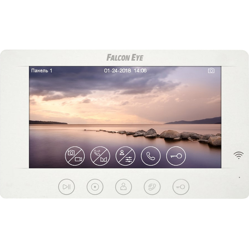 Изображение товара Видеодомофон Falcon Eye Cosmo HD Wi-Fi белый с 7 дюймовым дисплеем
