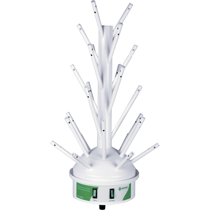 Изображение товара Устройство для сушки посуды Экрос-2000 27 штырей лабораторное стальное