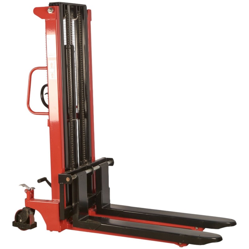 Изображение товара Штабелёр гидравлический TOR CTY-EH универсальный с раздвижными вилками