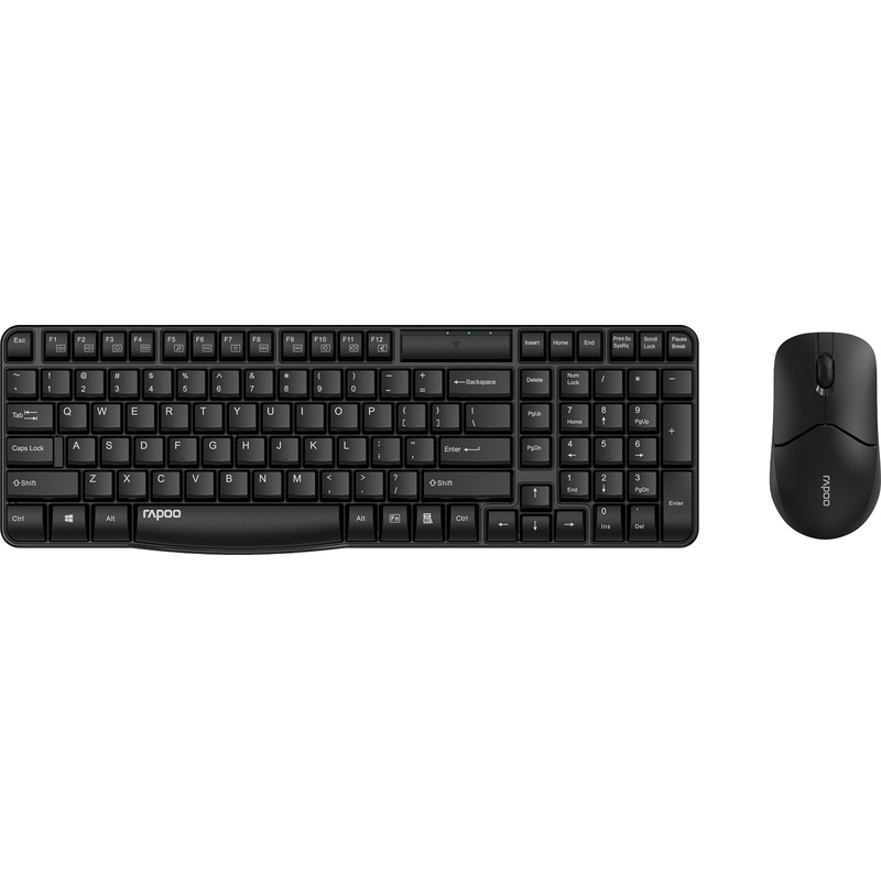 Изображение товара Комплект беспроводной клавиатуры и мыши Rapoo X1820-BL