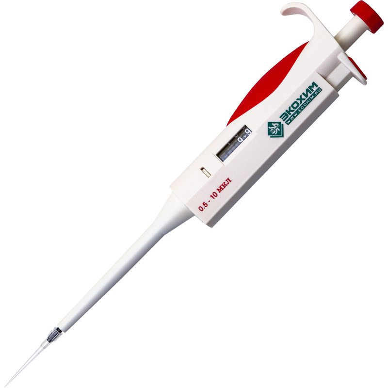 Изображение товара Лабораторный дозатор Экохим-ОП-1-0.5-10 для точного объемного дозирования и стерилизации