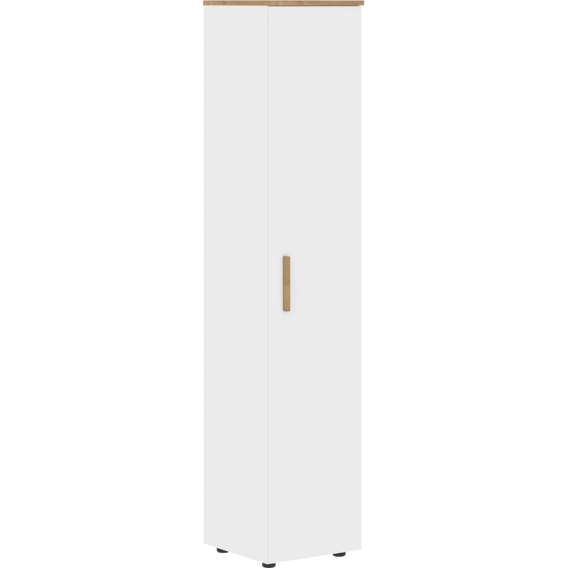 Изображение товара Шкаф-колонка для документов Forta FHC40.1 (дуб гамильтон/белый премиум)