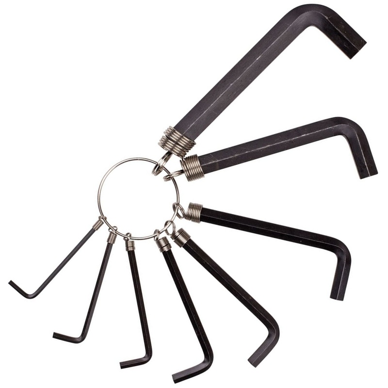 Изображение товара Набор ключей шестигранных (имбусовых) Бибер 90501 2-10 мм 8 штук (тов-085694)