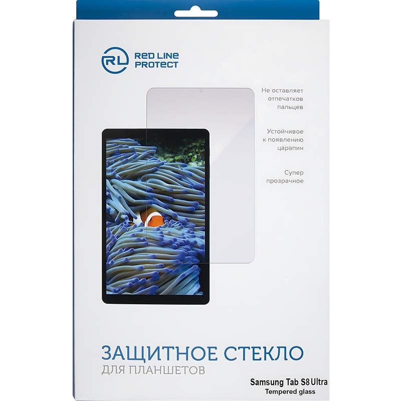 Изображение товара Защитное стекло Red Line для Samsung Tab S8 Ultra и S9 Ultra 11 дюймов