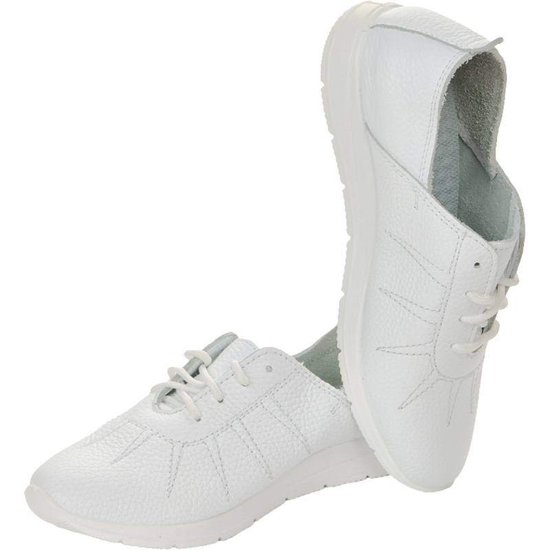 Изображение товара Полуботинки летние женские Almi Джессика из натуральной кожи белые 38