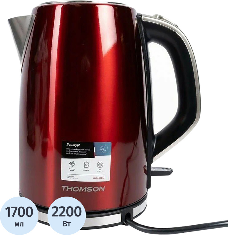 Изображение товара Чайник электрический Thomson K30E-4001 красный (3206500)