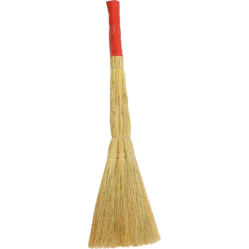 Изображение товара Веник сорго 3-х прошивной 25x88 см для уборки и хозяйственных нужд