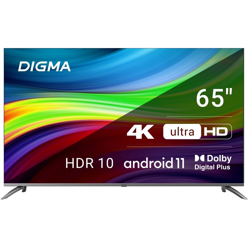 Изображение товара Телевизор 65 Digma DM-LED65UBB41 Ultra HD 4K Smart TV с HDR и Android