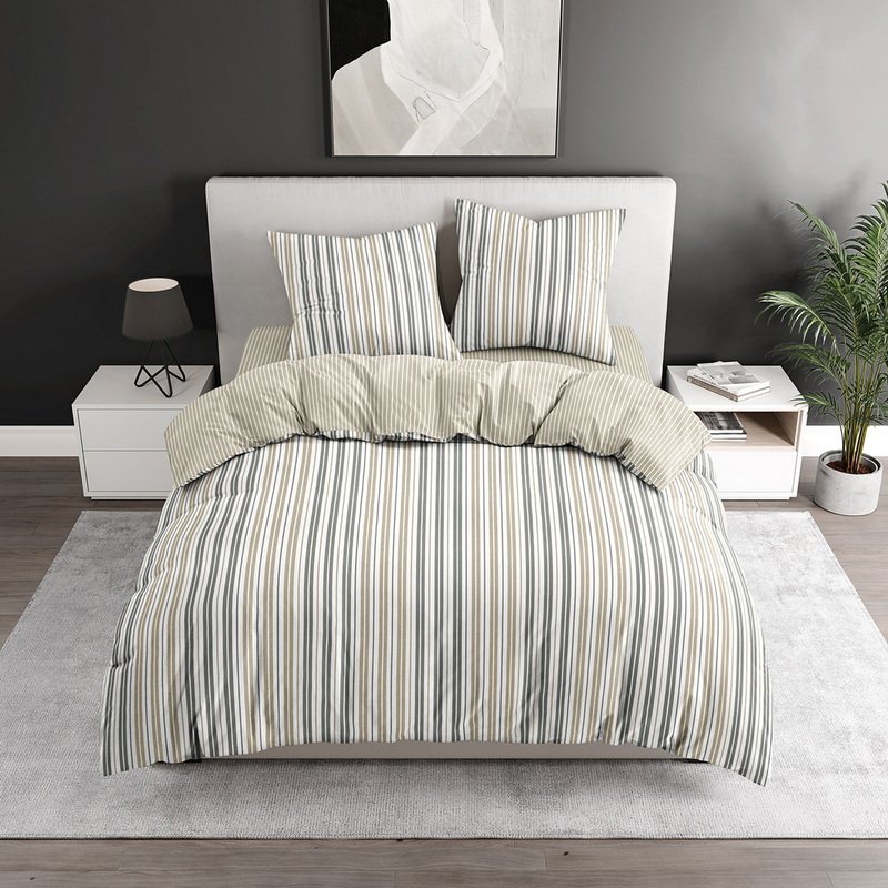 Изображение товара Комплект постельного белья Bravo Line 1.5-спальное поплин 70x70 см бежевый