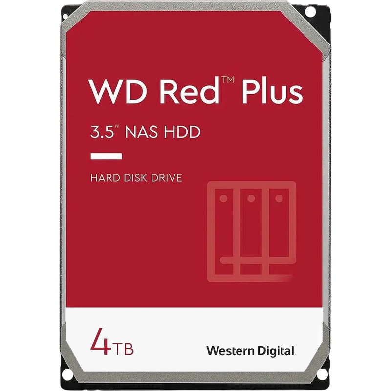Изображение товара Жесткий диск Western Digital Red Plus 4 ТБ WD40EFPX для NAS и RAID
