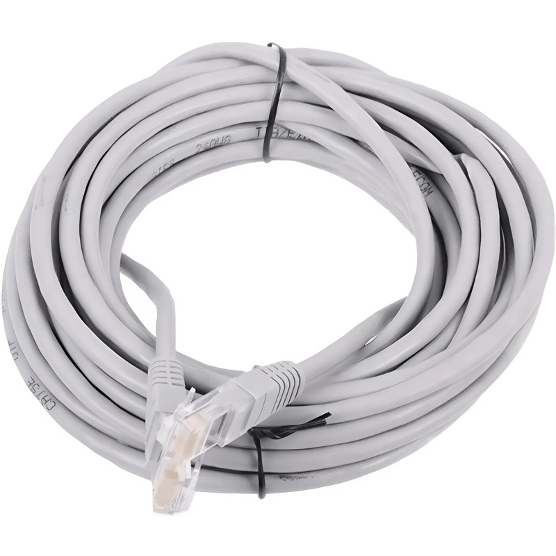 Изображение товара Патч-корд витая пара ExeGate UTP-RJ45-RJ45-C6-3M-GY 6 3 метра сетевой кабель