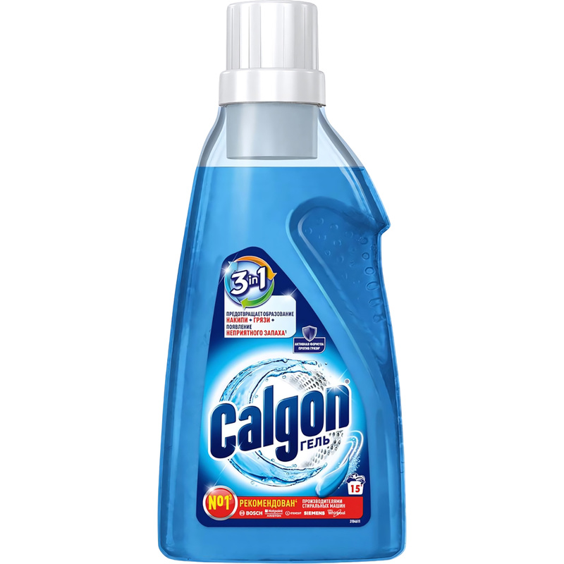 Изображение товара Средство для удаления накипи Calgon 3 в 1 гель 750 мл для стиральных машин
