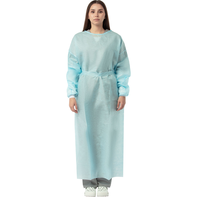 Изображение товара Халат одноразовый хирургический Пелигрин стерильный 48-54 см