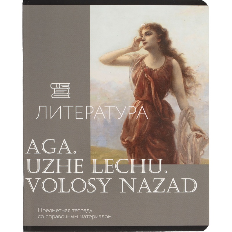 Изображение товара Тетрадь предметная по литературе Комус Класс Искусство А5 48 листов в линейку, глянцевая ламинация