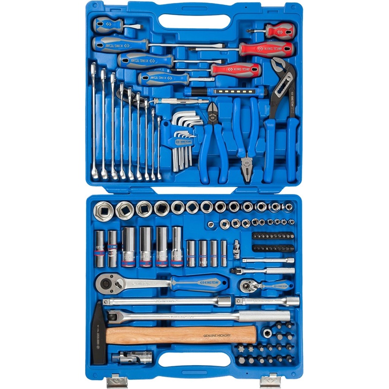 Изображение товара Набор инструментов универсальный King Tony 1/2 1/4 дюйма 110 предметов профессиональный