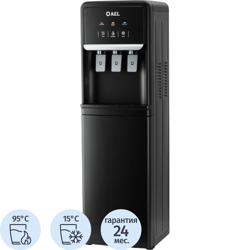 Изображение товара Кулер для воды AEL LD-AEL-815a чёрный (нагрев и охлаждение)