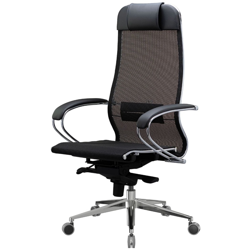 Изображение товара Кресло руководителя Метта S-1.041 Samurai черное сетка металл