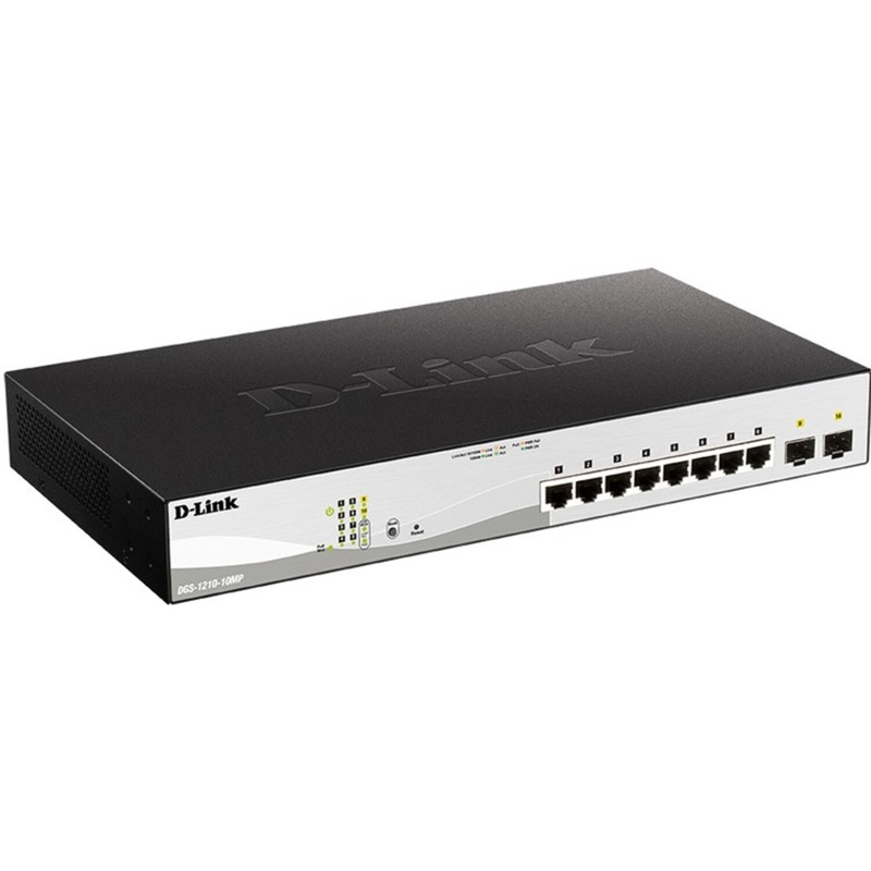 Изображение товара Коммутатор D-Link L2 Managed Switch DGS-1210-10MP/FL1A с PoE