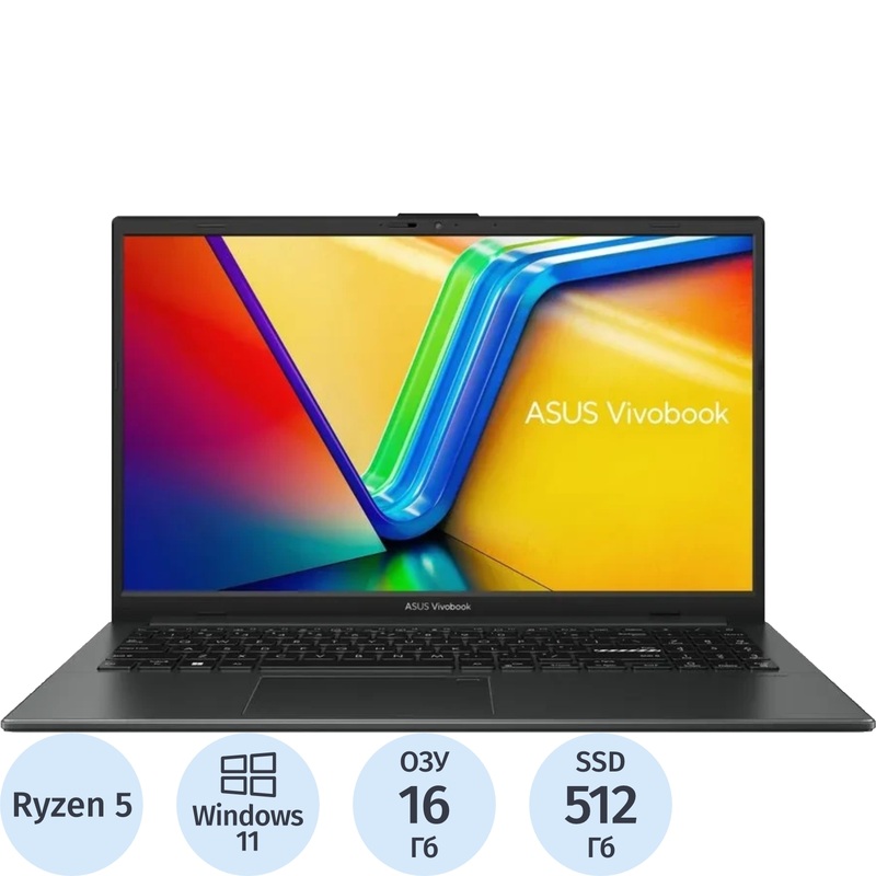 Изображение товара Ноутбук Asus VivoBook Go E1504FA-BQ831W 15.6 дюймов с Ryzen 5 и SSD 512 ГБ