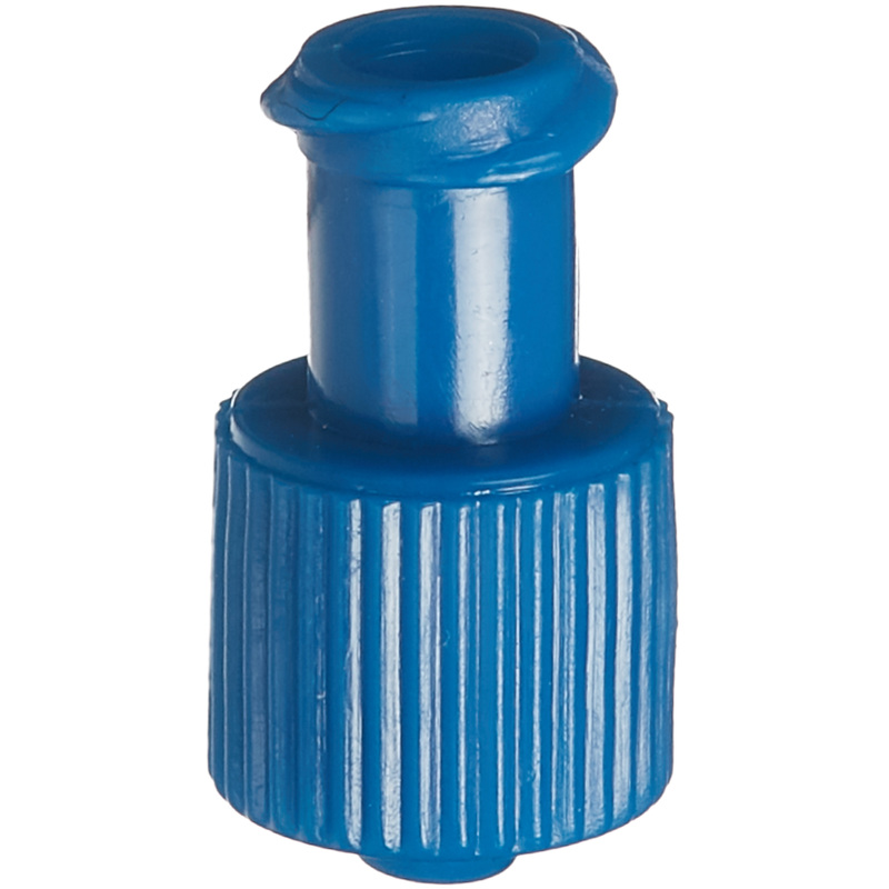 Изображение товара Заглушка для системы переливания Polymed Луер Лок синяя 300 штук