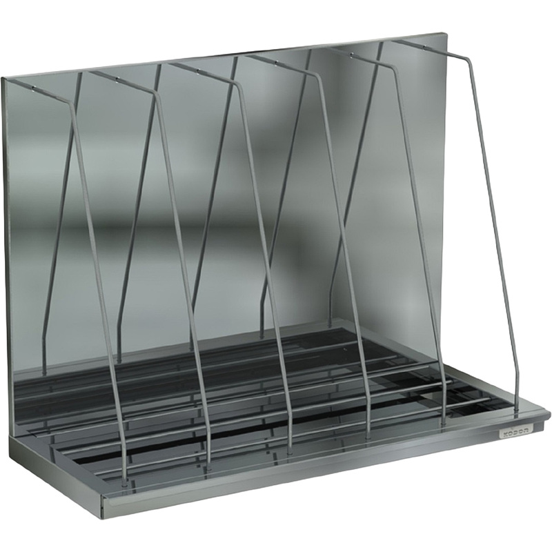 Изображение товара Настенная полка Кобор ПКД-60/35 из нержавеющей стали для хранения досок