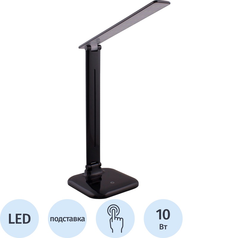Изображение товара Настольный светильник Старт СТ58 черный с сенсорным управлением и диммированием