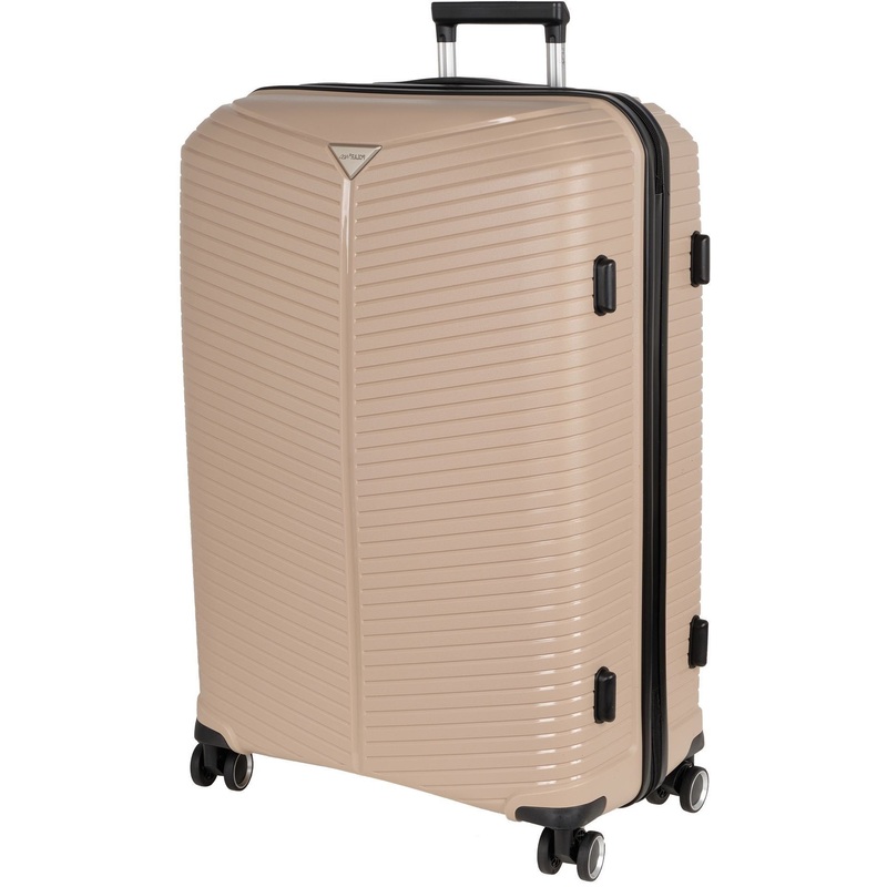 Изображение товара Чемодан Polar размер L 91л из полипропилена бежевый с TSA и 4 колесами