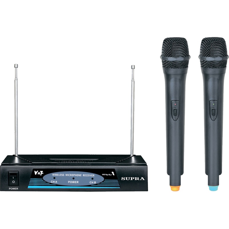 Изображение товара Радиосистема Supra SWM-202 для вокала беспроводная динамический микрофон кардиоидный