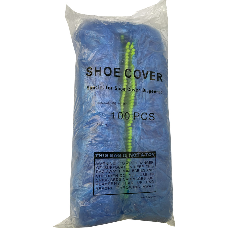 Изображение товара Бахилы CG-HBCPE3T уплотненные синие 100 штук для защиты и гигиены