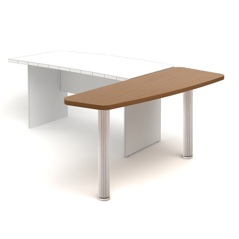 Изображение товара Брифинг-приставка с опорами Эталон (орех гварнери, 1600x570x750 мм)