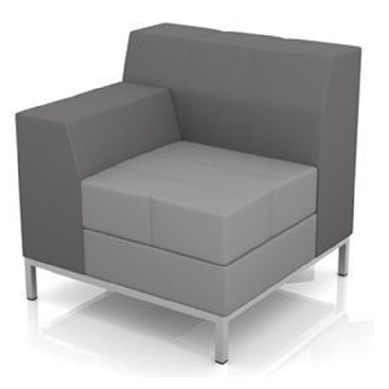 Изображение товара Модуль мебели M9-1DR с правым подлокотником Domus темно-серый Шлиф