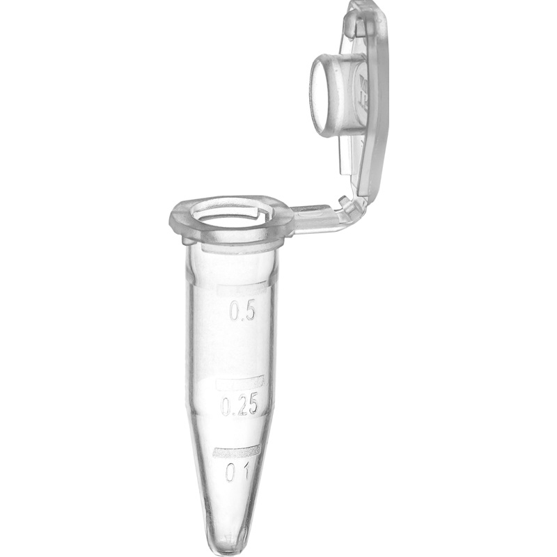 Изображение товара Пробирка центрифужная нестерильная 0.5 мл, 500 штук в упаковке