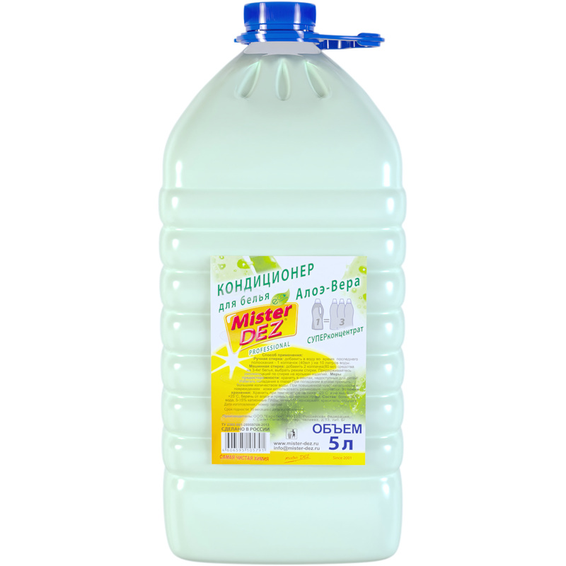 Изображение товара Кондиционер для белья Mister Dez Professional Алоэ 5 л