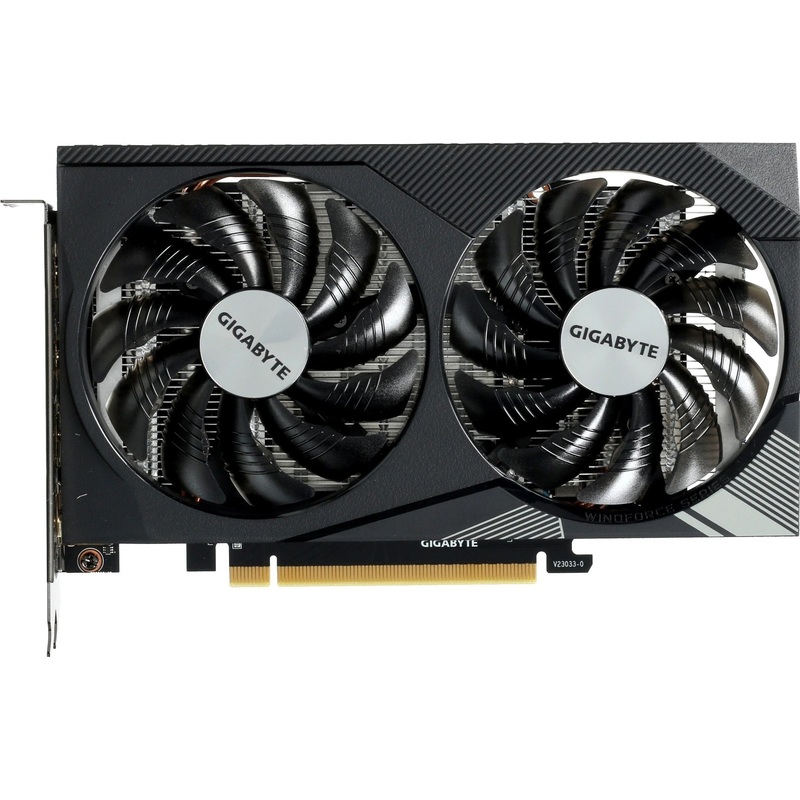 Изображение товара Видеокарта Gigabyte Nvidia GeForce RTX 3050 Windforce ОС 8 ГБ (GV-N3050WF2OCV2-8GD)
