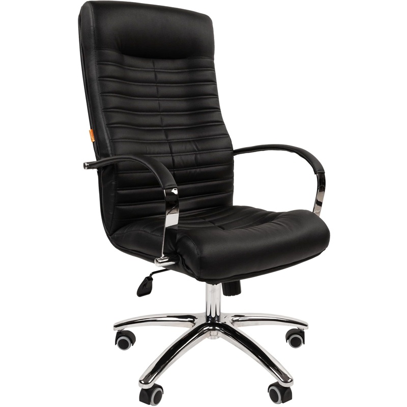 Изображение товара Кресло для руководителя Chairman 480 чёрное (экокожа, металл)