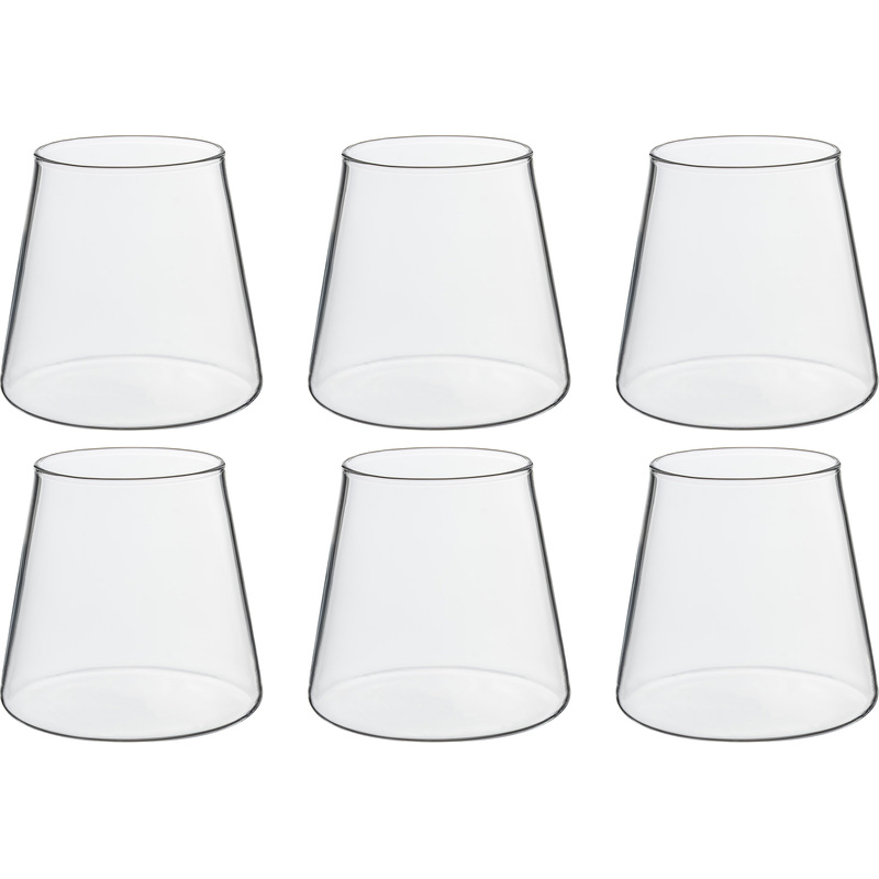 Изображение товара Стакан (олд фэшн) MGline Лотус термостойкое стекло 280 мл (6 штук в упаковке)