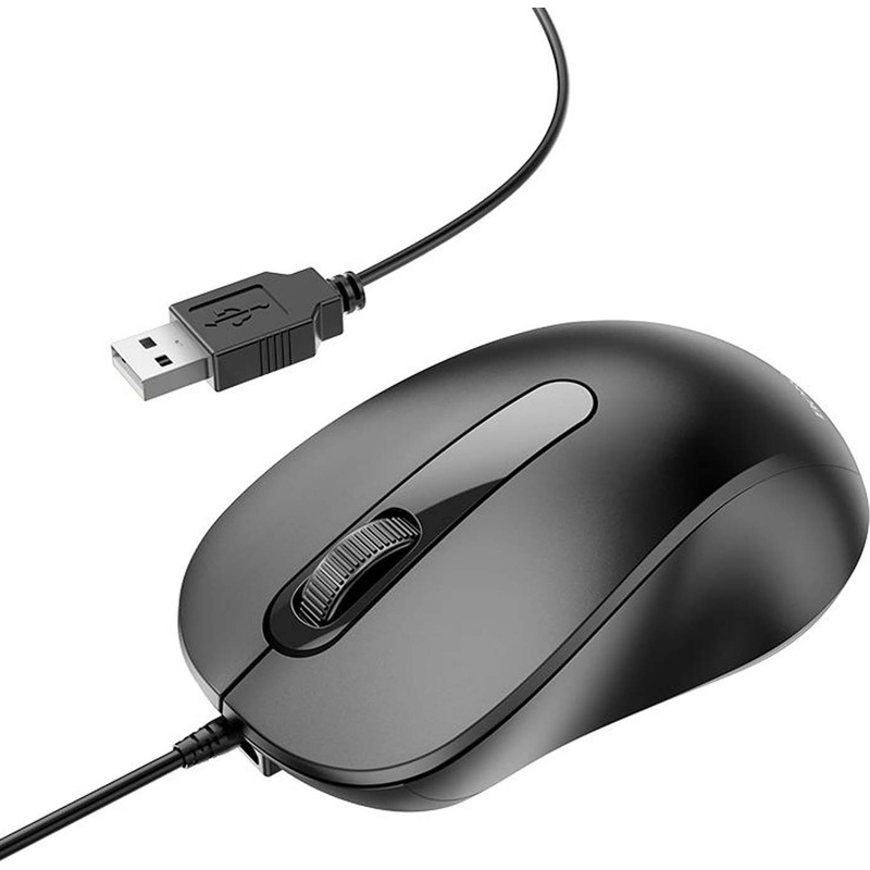 Изображение товара Мышь проводная Borofone BG4 черная (82976)