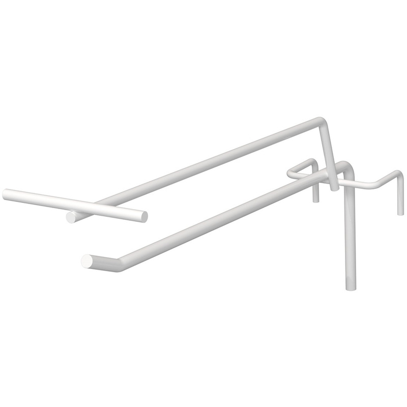 Изображение товара Крючок для перфорации L-200 штыревой с ценником (50 штук в упаковке)