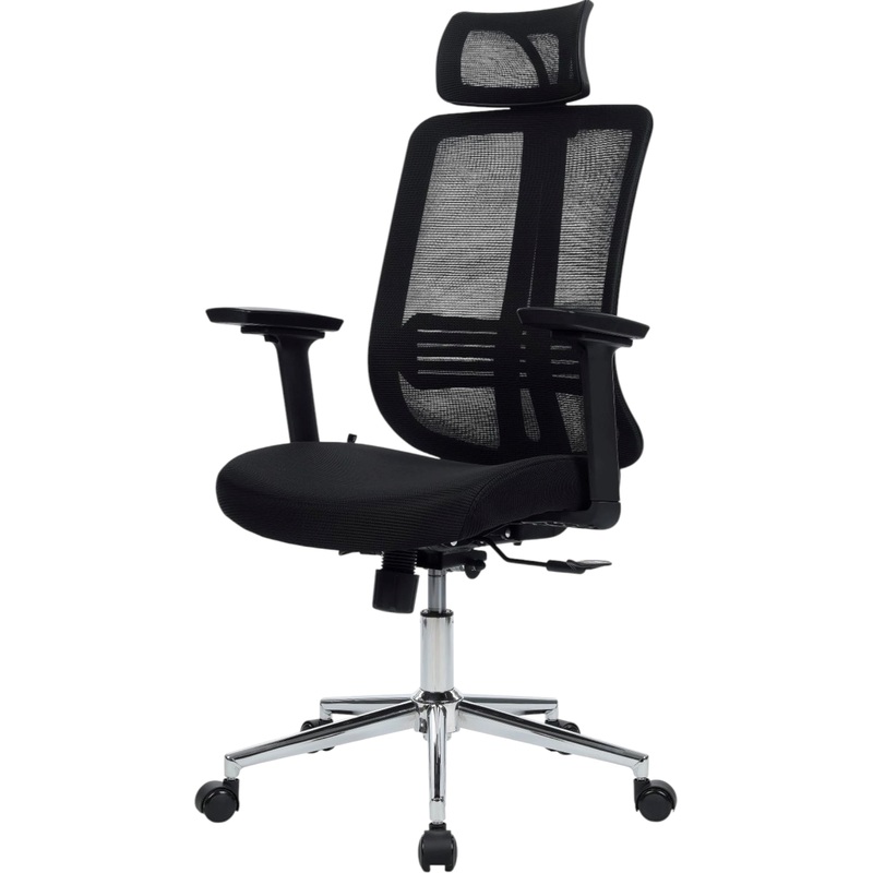 Изображение товара Кресло для руководителя RV Design Box черное с сеткой и тканью