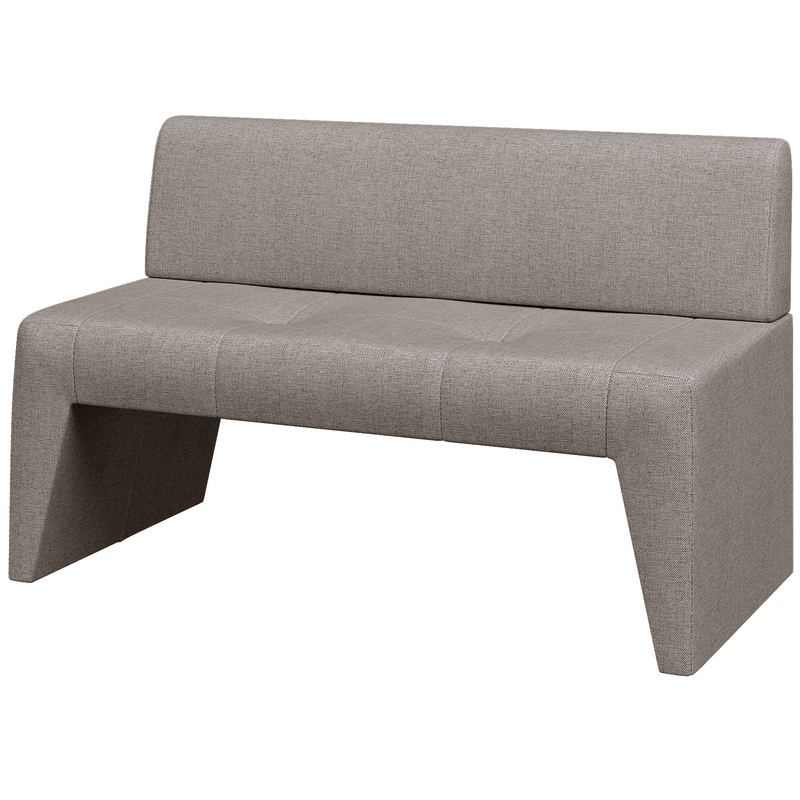 Изображение товара Модуль диван прямой двухместный Kit серый (ткань)