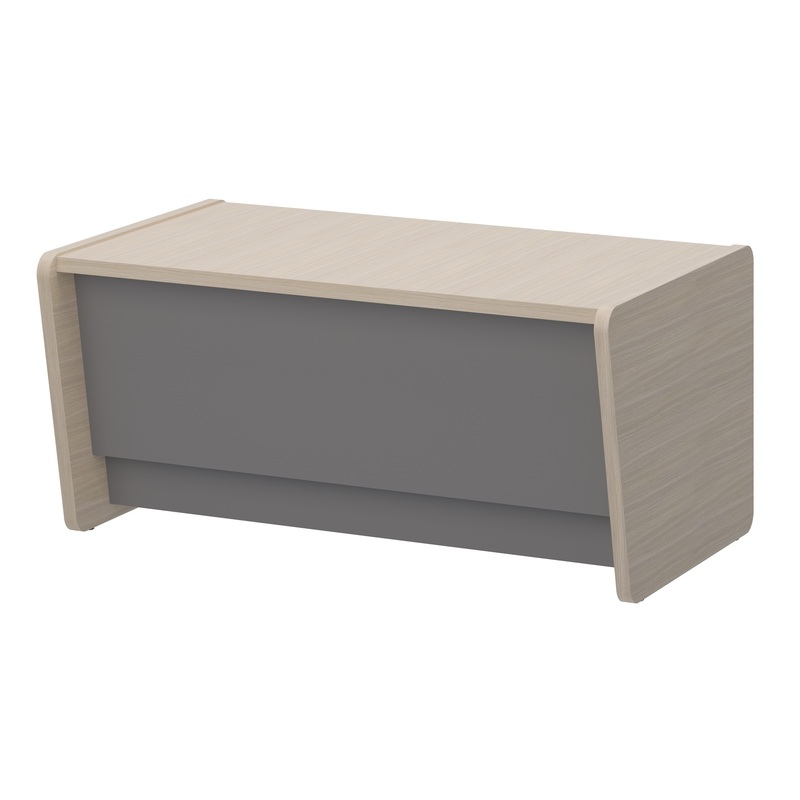 Изображение товара Стол руководителя Fregat Easy to lead 129S001 дуб скандинавский 1600x968 мм