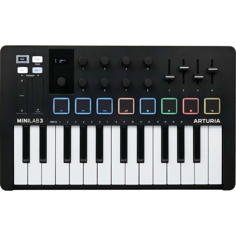 Изображение товара MIDI-клавиатура Arturia MiniLAB 3 Black Edition (148193)