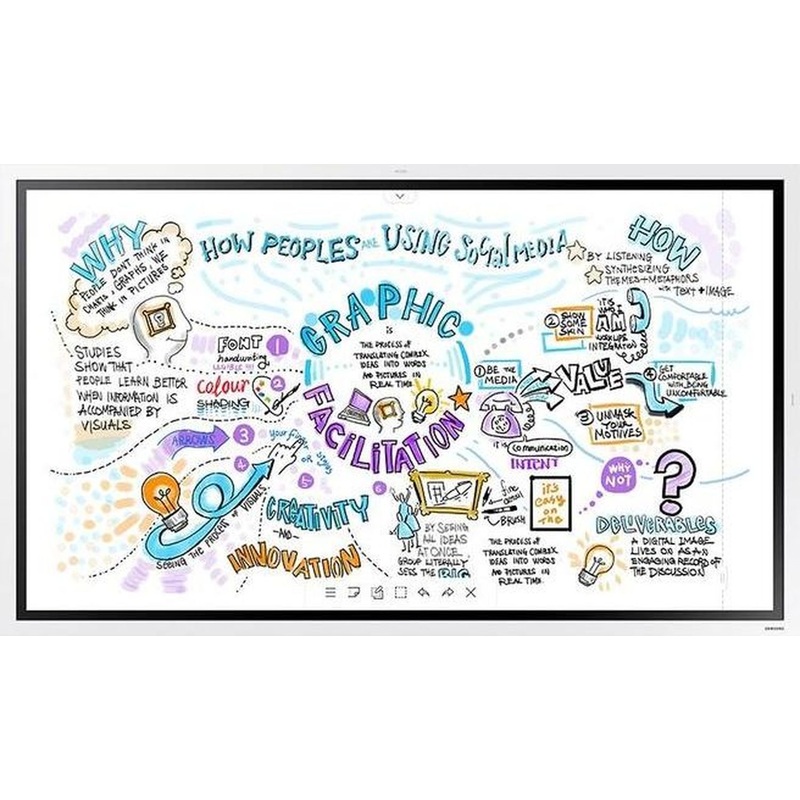 Изображение товара Интерактивная панель Samsung Flip WM55B 55 дюймов 4K инфракрасное касание