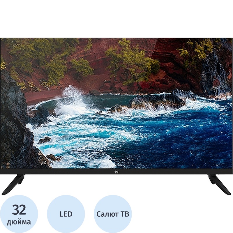 Изображение товара Телевизор BQ 32FSF03B 32 дюйма Full HD с Smart TV